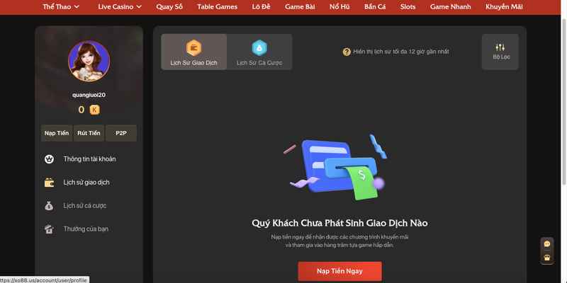 Nạp tiền Xo88: Các bước chuyển tiền vào game dễ dàng 2 Các điều kiện cần phải hiểu rõ trước khi nạp tiền vào Xo88