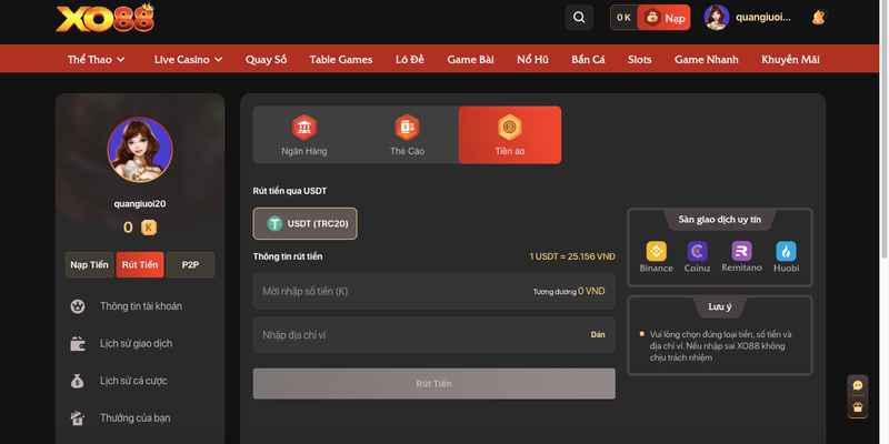 Nạp tiền Xo88: Các bước chuyển tiền vào game dễ dàng 3 Những hình thức nạp tiền vào Xo88 phổ biến hiện nay